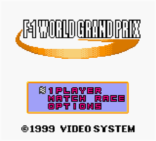 F-1 World Grand Prix - Screenshot - Game Title Image