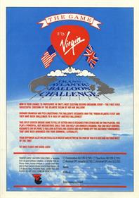 Trans-Atlantic Balloon Challenge - Advertisement Flyer - Front Image