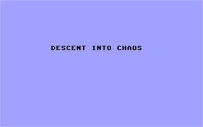 Descent into Chaos - Screenshot - Game Title Image