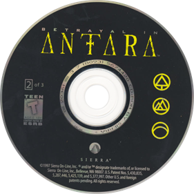 Betrayal in Antara - Disc Image