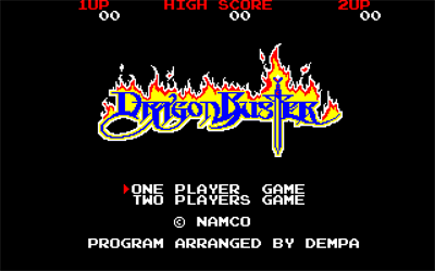 Dragon Buster - Screenshot - Game Title Image
