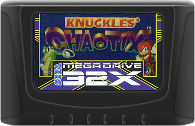 Knuckles' Chaotix - Cart - Front Image