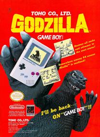 Godzilla - Advertisement Flyer - Front Image
