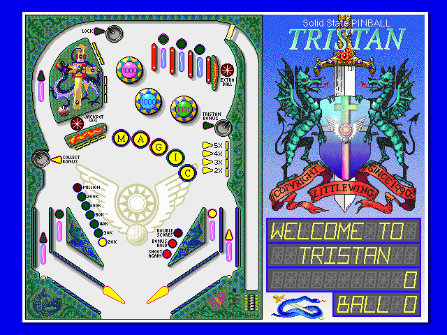 Solid State Pinball: Tristan