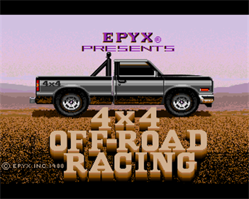 4x4 Off-Road Racing - Screenshot - Game Title Image