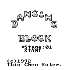 Dancing Block - Screenshot - Game Title Image