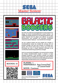 Galactic Boogers - Box - Back Image