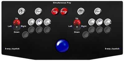 Ordyne - Arcade - Controls Information Image