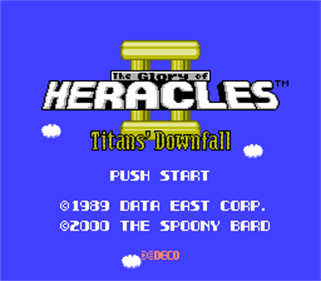 Heracles no Eikou II: Titan no Metsubou - Screenshot - Game Title Image