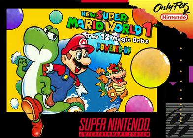 New Super Mario World 1: The Twelve Magic Orbs Powered-Up - Fanart - Box - Front Image