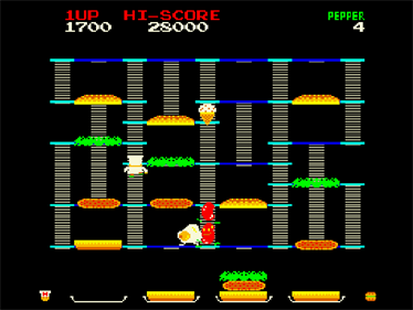 Oretachi Geesen Zoku: Burger Time - Screenshot - Gameplay Image