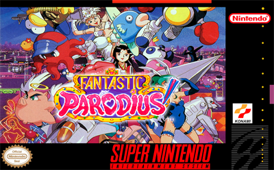 Gokujou Parodius - Fanart - Box - Front Image