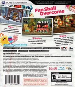 LittleBigPlanet - Box - Back Image