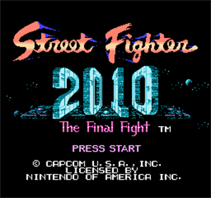 Street Fighter 2010: The Final Fight - Screenshot - Game Title Image