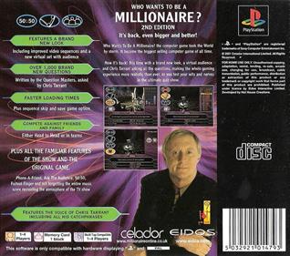 Who Wants to Be a Millionaire: 2nd Edition (North America) - Box - Back Image