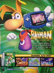 Rayman Advance - Advertisement Flyer - Front Image