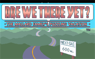 Are We There Yet?: The Mallard Family's Puzzling Vacation - Screenshot - Game Title Image