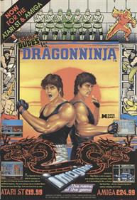 Bad Dudes Vs. Dragon Ninja - Advertisement Flyer - Front