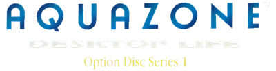 Aquazone: Desktop Life Option Disc Series 1: Angel Fish - Clear Logo Image