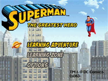 Superman: The Greatest Hero - Screenshot - Game Title Image