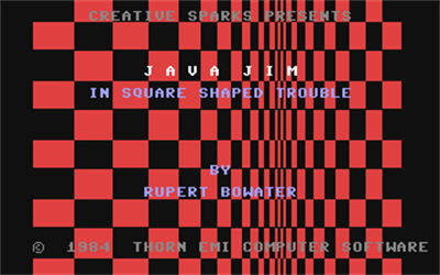Java Jim... In Square Shaped Trouble - Screenshot - Game Title Image