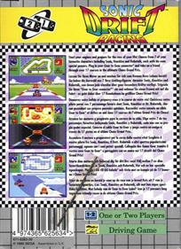 Sonic Drift 2 - Box - Back Image