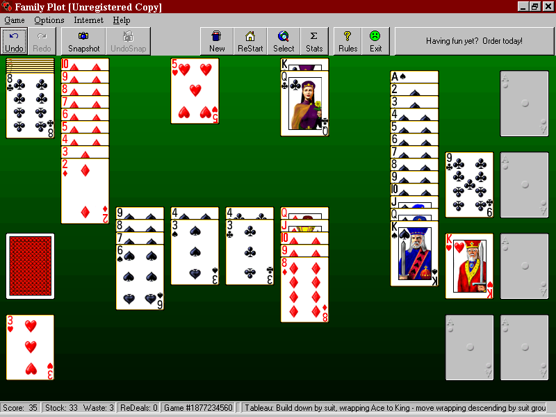 Pretty Good Solitaire 600