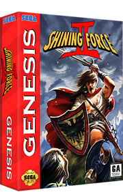 Shining Force II - Box - 3D Image