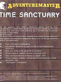Time Sanctuary - Box - Back Image