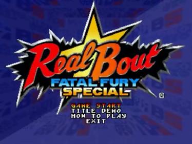 Real Bout Fatal Fury Special - Screenshot - Game Title Image