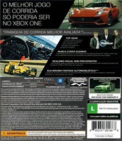 Forza Motorsport 5 - Box - Back Image