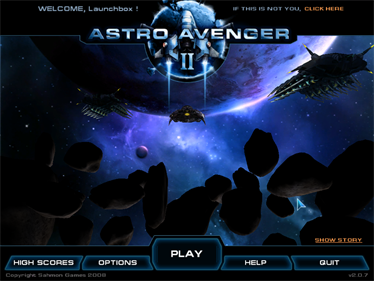 Astro Avenger 2 - Screenshot - Game Title Image