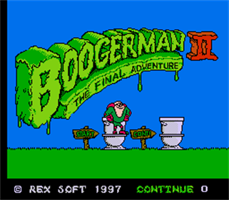 Boogerman II: The Final Adventure - Screenshot - Game Title Image