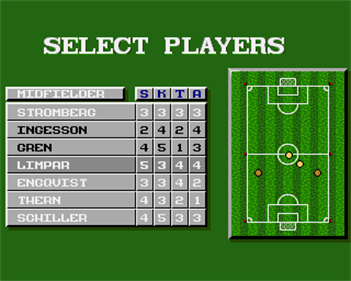 World Championship Soccer - Screenshot - Game Select Image