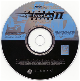 IndyCar Racing II - Disc Image