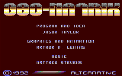 Geo-Matrix - Screenshot - Game Title Image