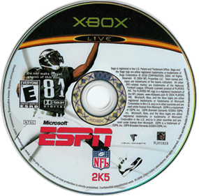 ESPN NFL 2K5 - Disc