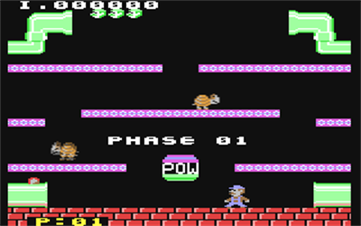 Mario Bros (Ocean) - Screenshot - Gameplay Image