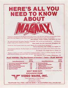 MagMax - Advertisement Flyer - Back Image