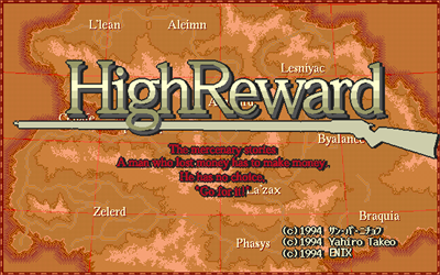 High Reward - Screenshot - Game Title
