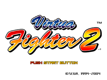 Sega Ages 2500 Series Vol. 16: Virtua Fighter 2 - Screenshot - Game Title Image