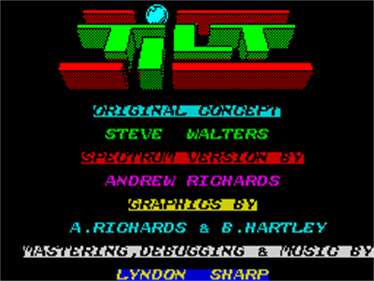 Tilt - Screenshot - Game Title Image