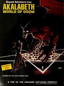 Akalabeth: World of Doom - Advertisement Flyer - Front Image