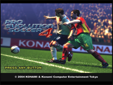 Pro Evolution Soccer 4 - Screenshot - Game Title Image