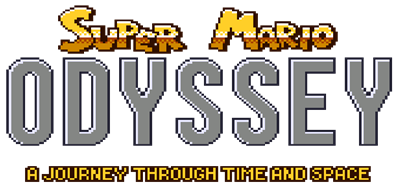 Super Mario Odyssey: A Journey Through Time and Space - Clear Logo Image