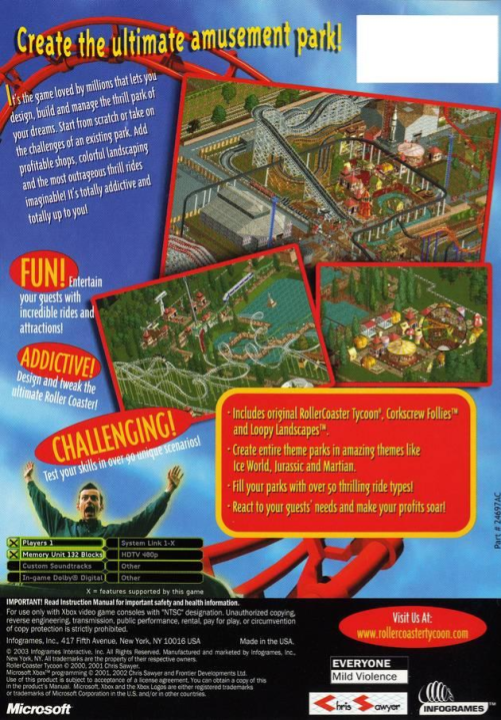 RollerCoaster Tycoon Images - LaunchBox Games Database