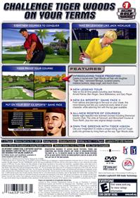 Tiger Woods PGA Tour 2005 - Box - Back Image