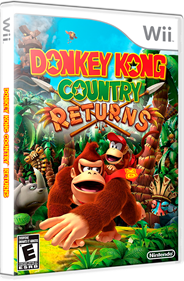 Donkey Kong Country Returns - Box - 3D Image