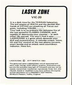 Laser Zone - Box - Back Image