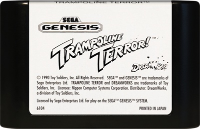 Trampoline Terror! - Cart - Front Image